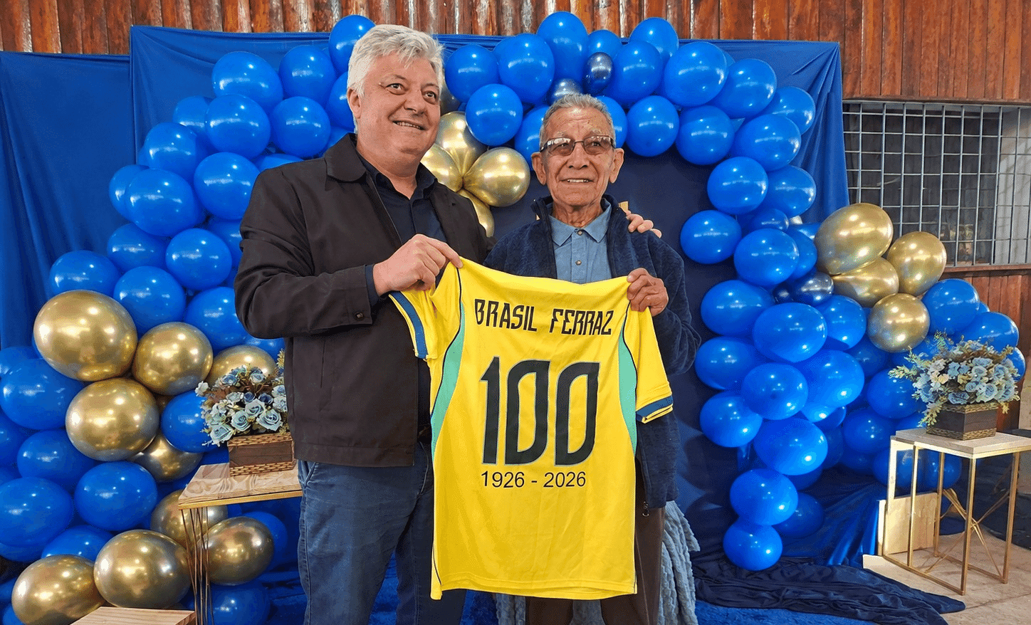 Morador de Liberato Salzano celebra 100 anos de vida