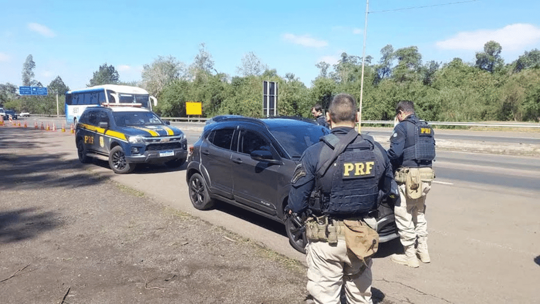 Homem natural de Palmeira das Missões é preso com carro roubado comprado pela internet