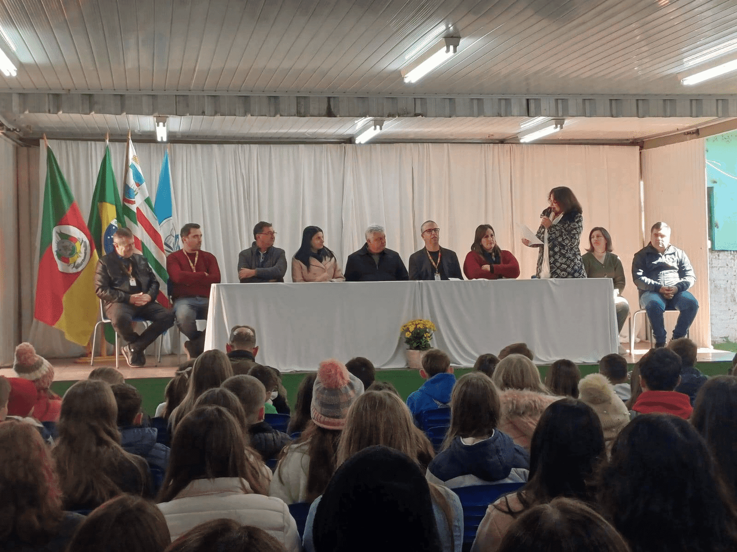 Inauguração celebra melhorias no Colégio Estadual Dr. Liberato Salzano Vieira da Cunha