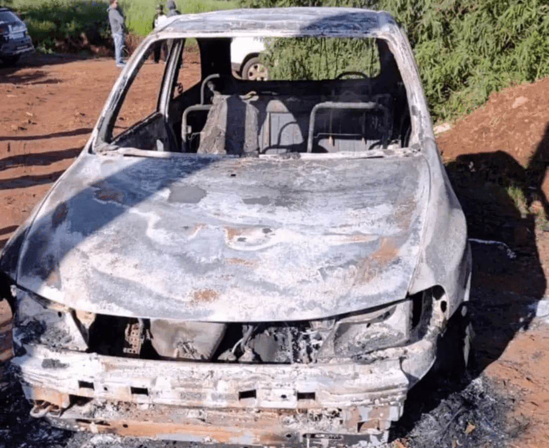 Homem é encontrado morto dentro de carro incendiado em Coronel Bicaco